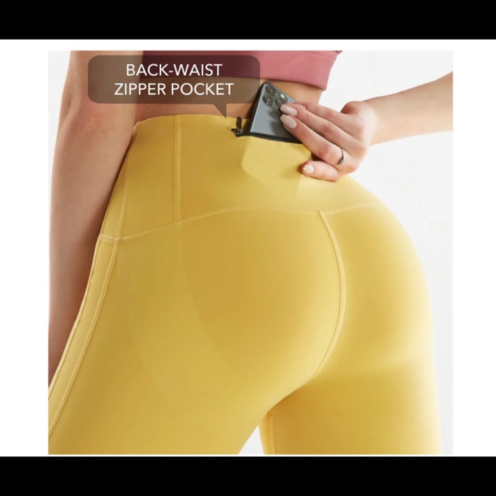Grey Butt Lift Contour Leggings L - Picture 5 of 6